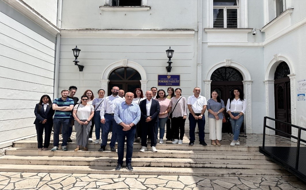 Takim në Universitetin e Malit të Zi, Fakulteti i Studimeve Detare në Kotor